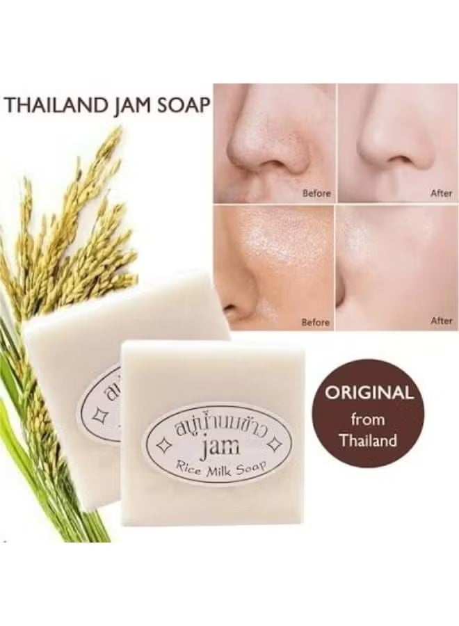 جام صابون الأرز التايلاندي 65 جرام صابون تايلاندي أصلي - Image 2